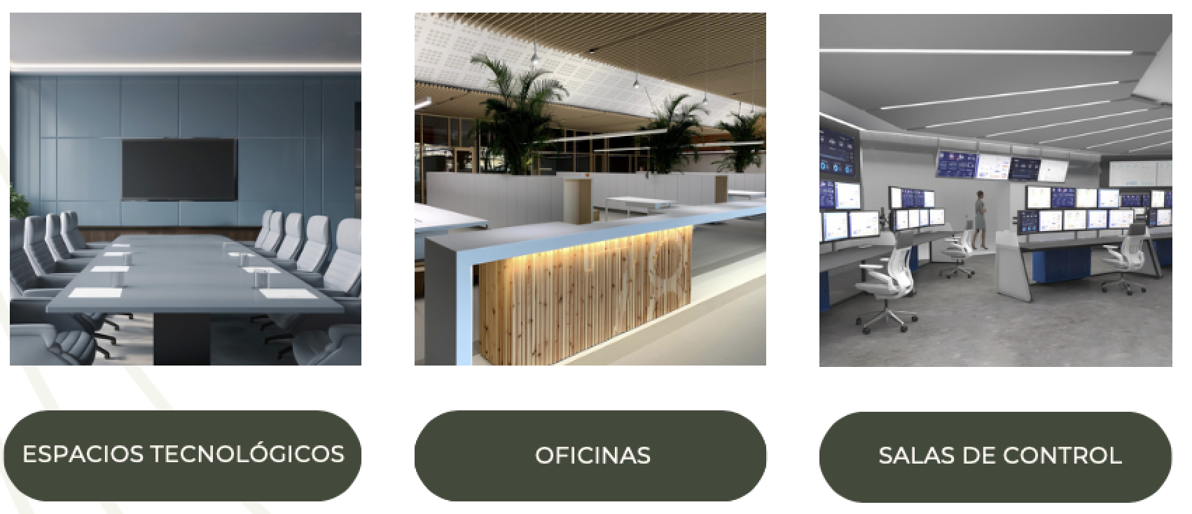Diseño de Salas de Control, Mobiliario tecnico, espacios corporativos, entornos profesionales. Iluminación, suelto técnico, audiovisuales, telecomunicaciones, tecnología. Centros de Control y Datos